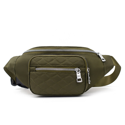 Vento Marea Waist Pack For Women Casual Nylon Waterproof Chest Handbag Pillow Belt Shoulder Bag Sport Travel Red Purses: ARMY GREEN BAG
