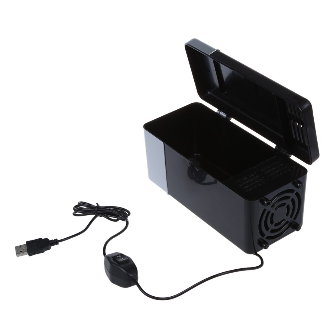 LED Portable Cooler/Warmer USB Fridge Refrigerator Mini Beverage Drink Cans Cooler Power for Office Laptop PC USB Gadgets