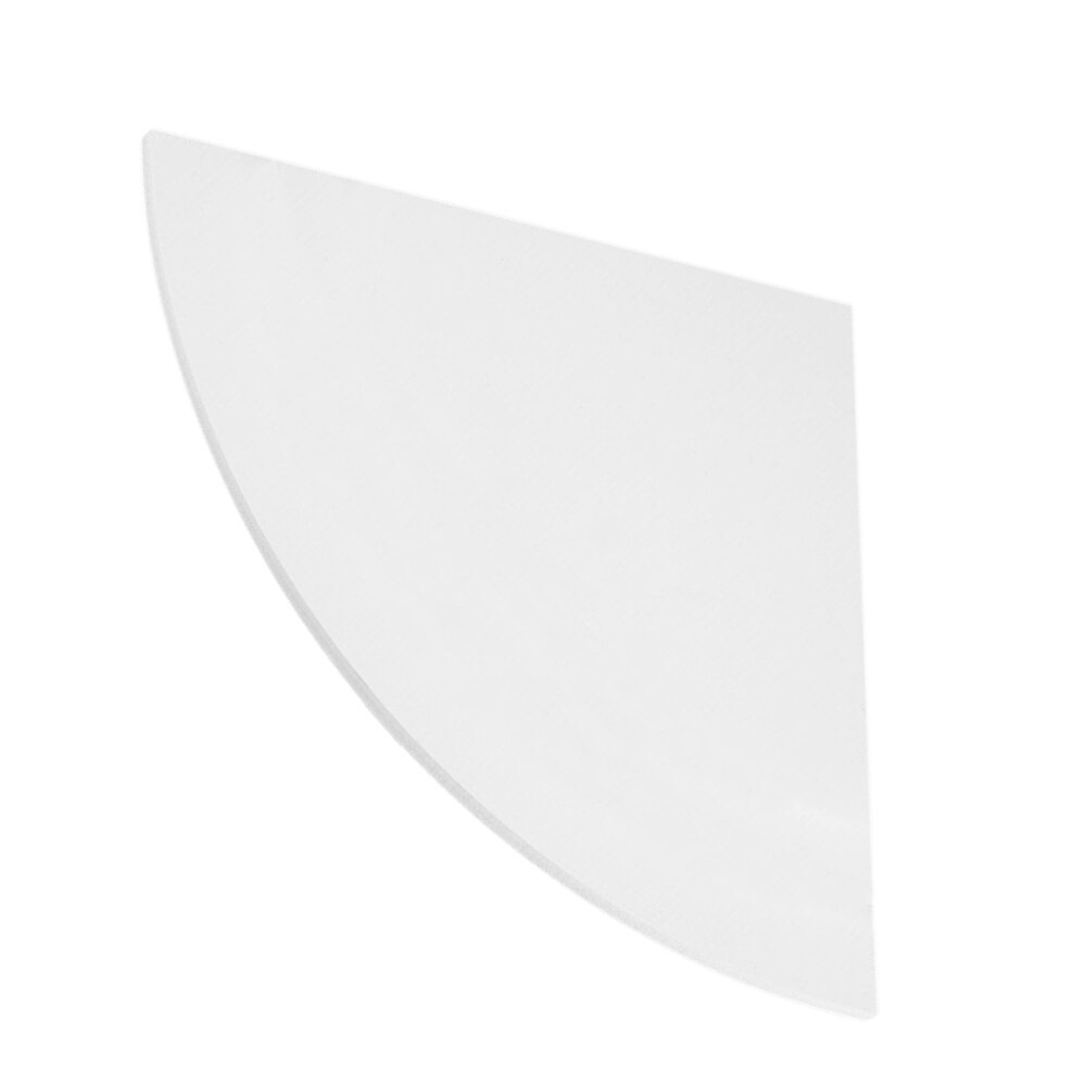 1 Set Wall Corner Shelf Durable Wall-mounted Space-saving Storage Rack for Bathroom Living Room: White 1