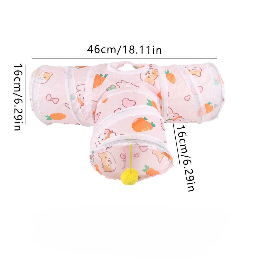 Wortelvormige Hamster Schuilplaats Opvouwbare Fret Speelgoed Tunnel voor Kleine Huisdieren Hamster Kooi Cavia Speelgoed Accessoires