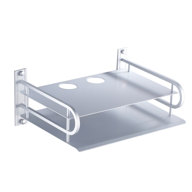 Metal Wireless Wifi Router Storage Box Telephone Storage Rack Wall Mounting TV Set-Top Box Holder Rack Metal Shelf Bracket