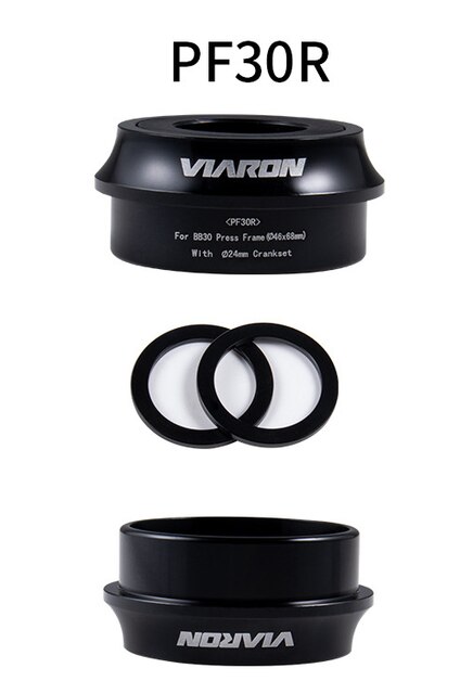 BB30 PF30 Bicycle Bottom Bracket Bike for sram gxp press fit bearing 42X68mm 46X68mm MTB press bottom bracket: PF30 black