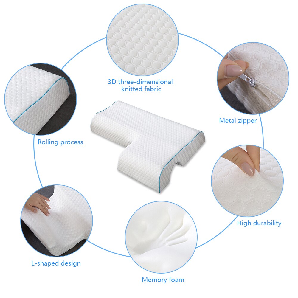 Traagschuim beddengoed kussen traag rebound druk kussen gezondheids nek koppel kussen multifunctioneel - druk handkussen