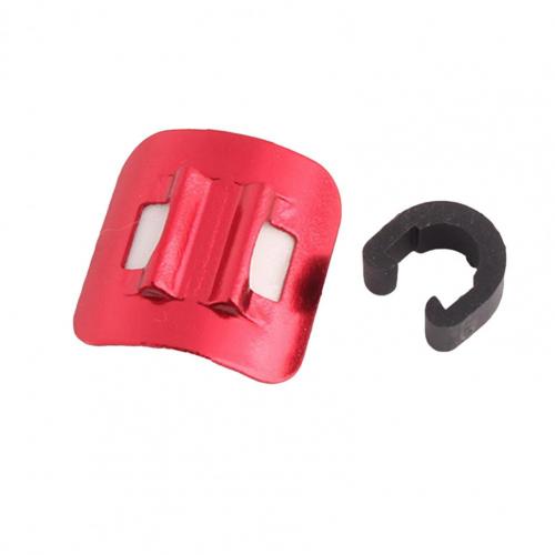 Remkabel Clip Duurzaam Anti-Kras Betrouwbare Bike Kabel Klem Tubing Vastmaakzitting Voor Mountainbike Fiets Kabels: Rood