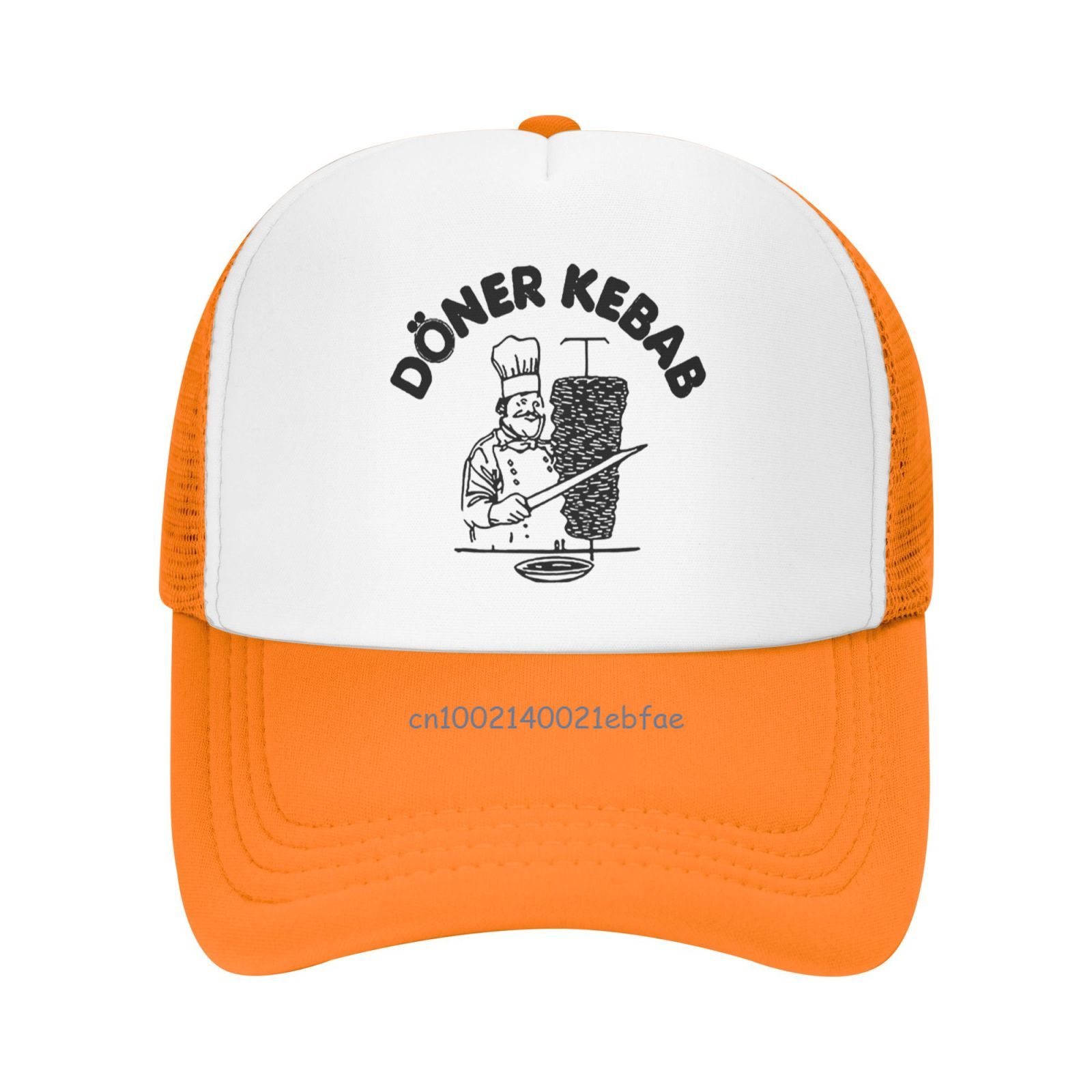 Funny Doner Kebab Baseball Cap Summer Breathable Mesh Caps Unisex Sun Protection Fishing Hats Adjustable Snapback Hat: Lavender