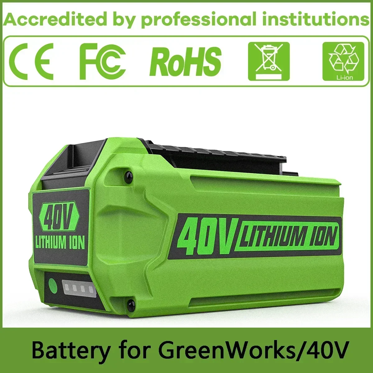 100% original para baterías Greenworks 40V 6Ah G-MAX fabricante de baterías de iones de litio batería de repuesto para herramientas eléctricas de cortacésped