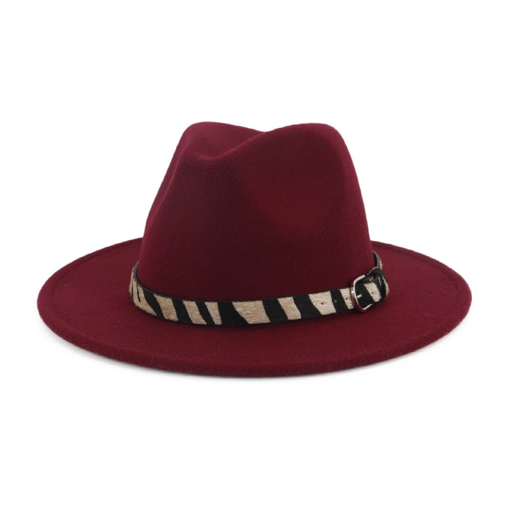 Imiterad yllefilt fedorahattar jazzhatt för herrfilt vid brätte fedora gamblerhatt streetwear filthattar för unisex: 7