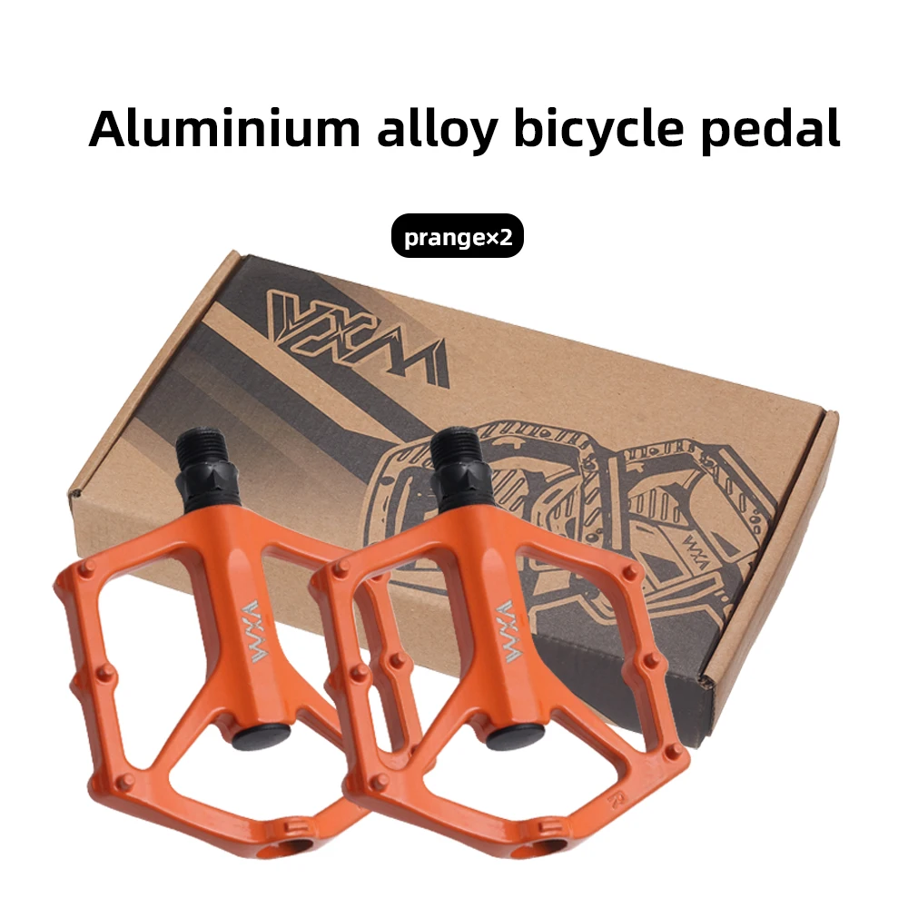 Pedales de bicicleta ultraligeros 2DU, accesorios de piezas de bicicleta de plataforma plana para ciclismo de carretera bmx Mtb: Blanco
