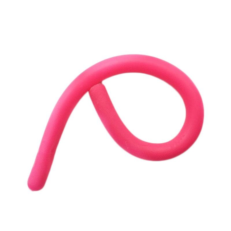 1Pc Hand Hyperflexion Stretchy Antistress Jokes Noodles Rope Squeeze Toys Anti Stress Toys String Fidget Autism Vent Toys GYH: Rose Red