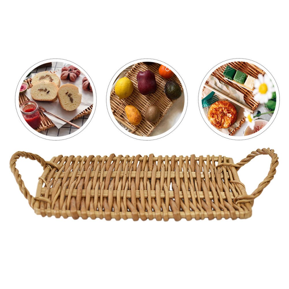 1pc Unique Food Service Tray Multipurpose Practical Food Tray Food Plate