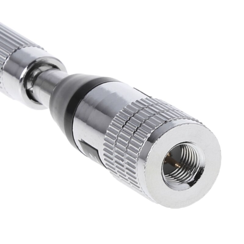 Teleskop Metall Biegsamen Antenne SMA-Male UHF 400-470MHz für Yaesu VX-3R Radio X6HA