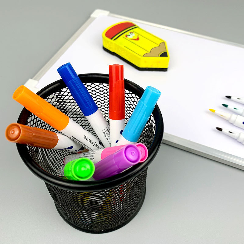 Marcadores mágicos que cambian el Color dibujo marcador de pizarra marcadores de tinta flotante suministros de pintura marcadores para niños pluma de fieltro YB001