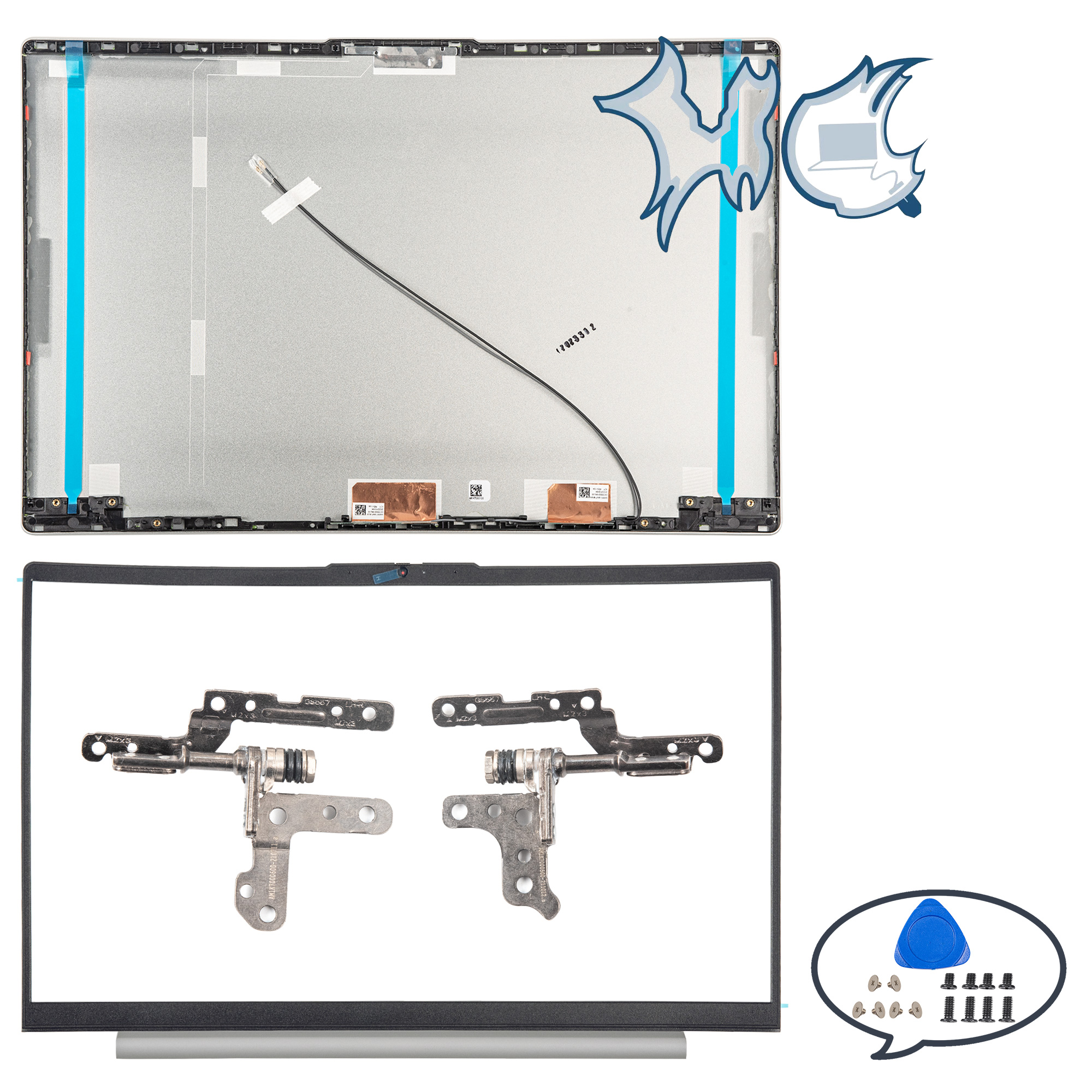 Case For Lenovo Ideapad 5 15IIL05 15ITL05 15ARE05 15ALC05 LCD Back Cover Screen Lid Front Bezel Hinges Palmrest Bottom Shell: Cowboy Red