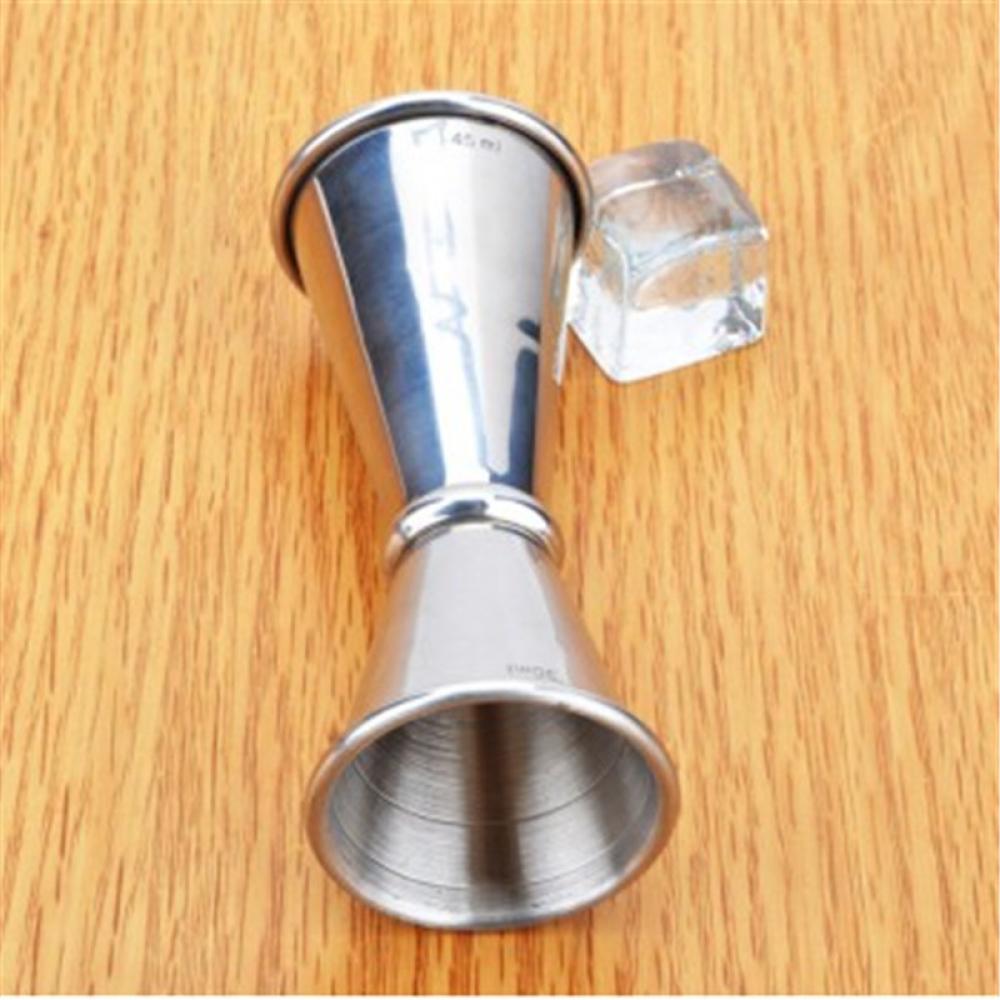 Popular 3 Size Single Double Shot Cocktail Wine Short Measure Cup Drink Bar Party