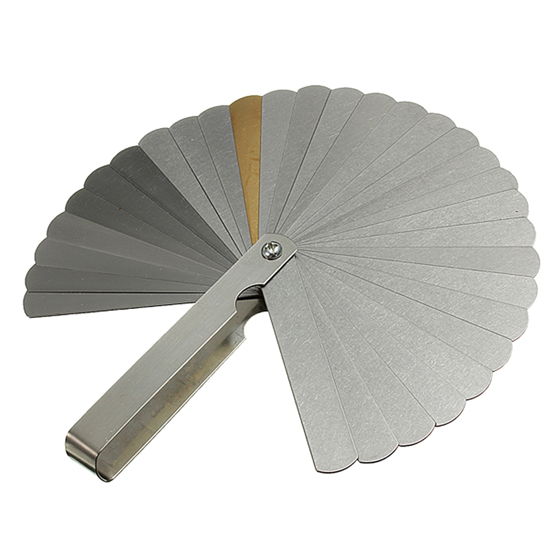 Wezone Stainless Steel 32'lü Boşluk Ölçer - 0.04-0.88mm Metrik/imperial Çift Ölç
