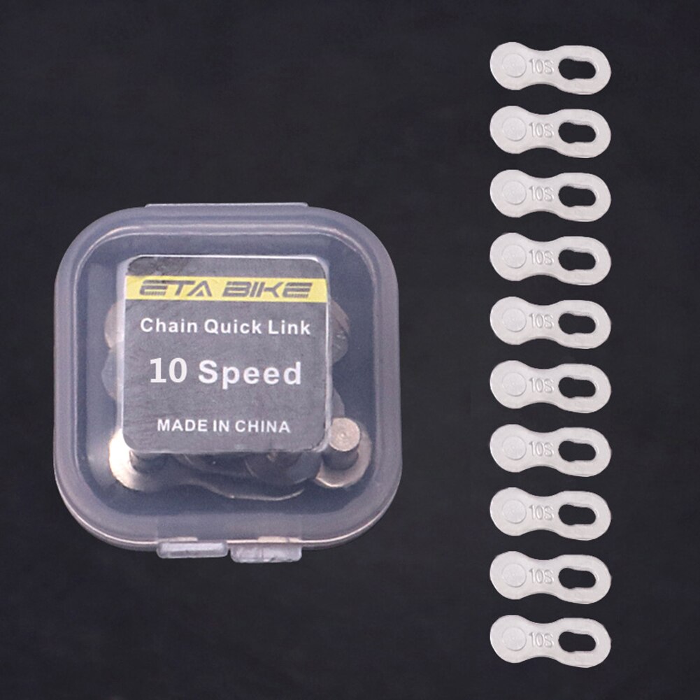 5 Pairs Bike Chain Quick Link Connector Lock Set MTB Road Bicycle Power Chain Quick Release Buckle for 6 7 8 9 10 11 12 Speed