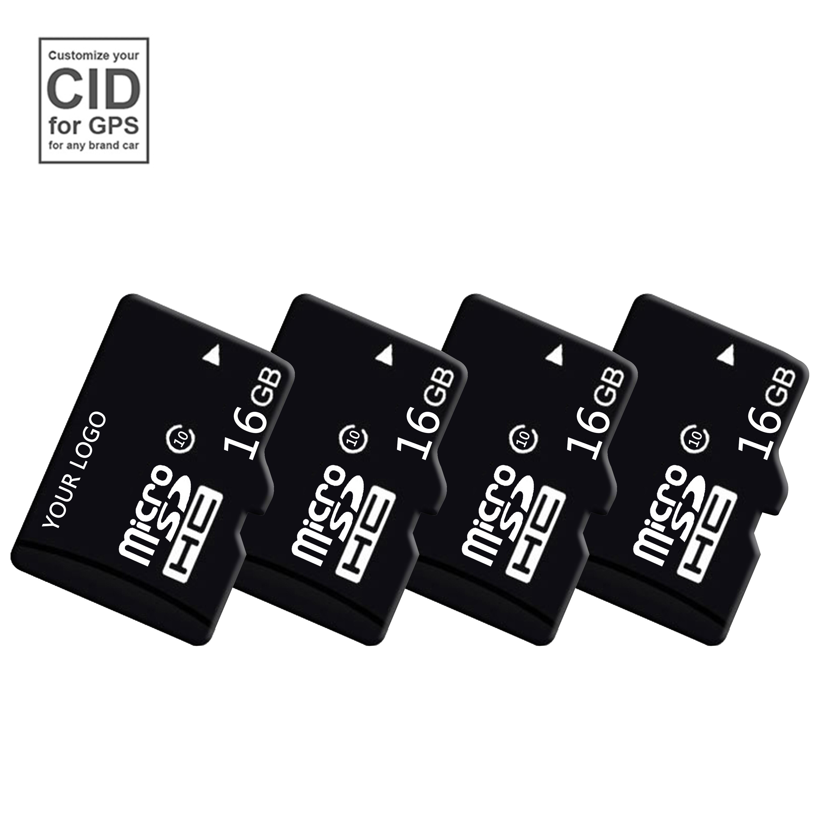 Commercio all'ingrosso 16GB Micro scheda di Memoria di deviazione standard TF Carta di cambiamento CID TransFlash card per MP3/4 Mini Altoparlante Mobile di memoria SD scheda di navigazione