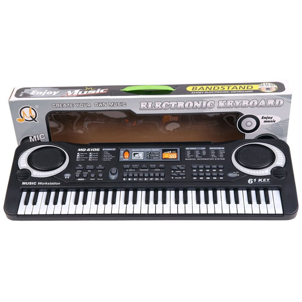 61 Keys Digital Music Electronic Keyboard Key Board Electric Piano Children