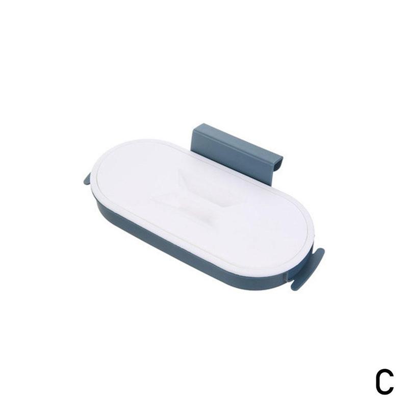 Kitchen Garbage Bag Racks Rubbish Bag Holder Cupboard Waste Bin Hanging Racks Trash Storage Rack Portable Cleaning Tools: C