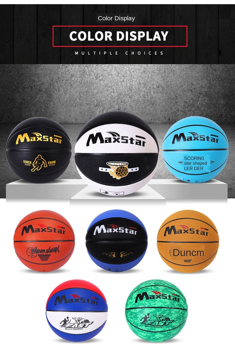 Fancy basketball bold officiel størrelse 7 pu læder udendørs indendørs spil træning mænd og kvinder basketball baloncesto