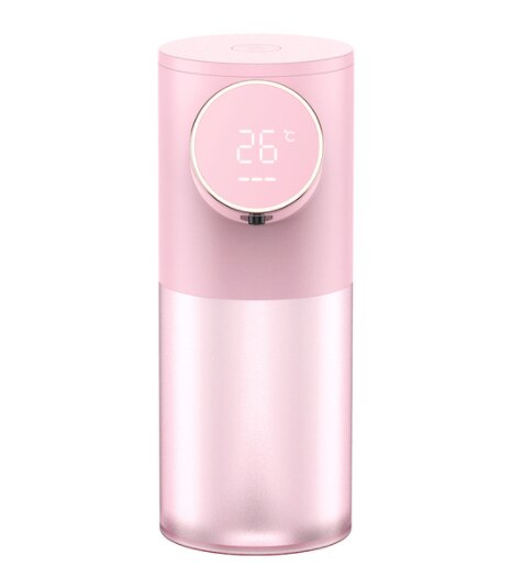 Xiaomi Automatische Zeepdispenser Usb Oplaadbare 320Ml Vloeibare Zeep Dispensers Digitale Display Schuim Handdesinfecterend Machine: pink