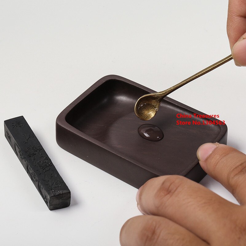 Cuchara de tamaño muy pequeño para caligrafía y pintura, cuchara de agua para moler la pintura, 1 unidad