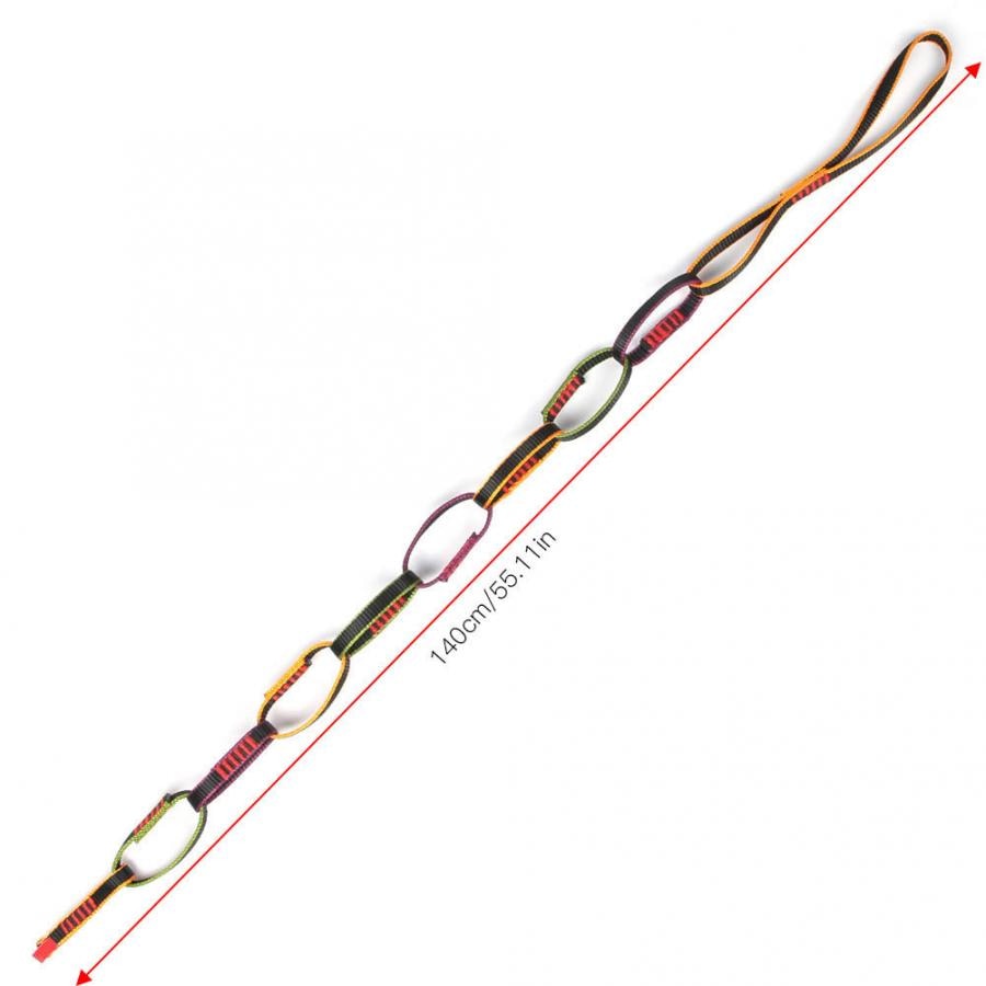 22KN Outdoor Climbing Nylon Daisy Chain Rope Downhill Forming Ring Sling Daisy Rope outdoor climbing accessories