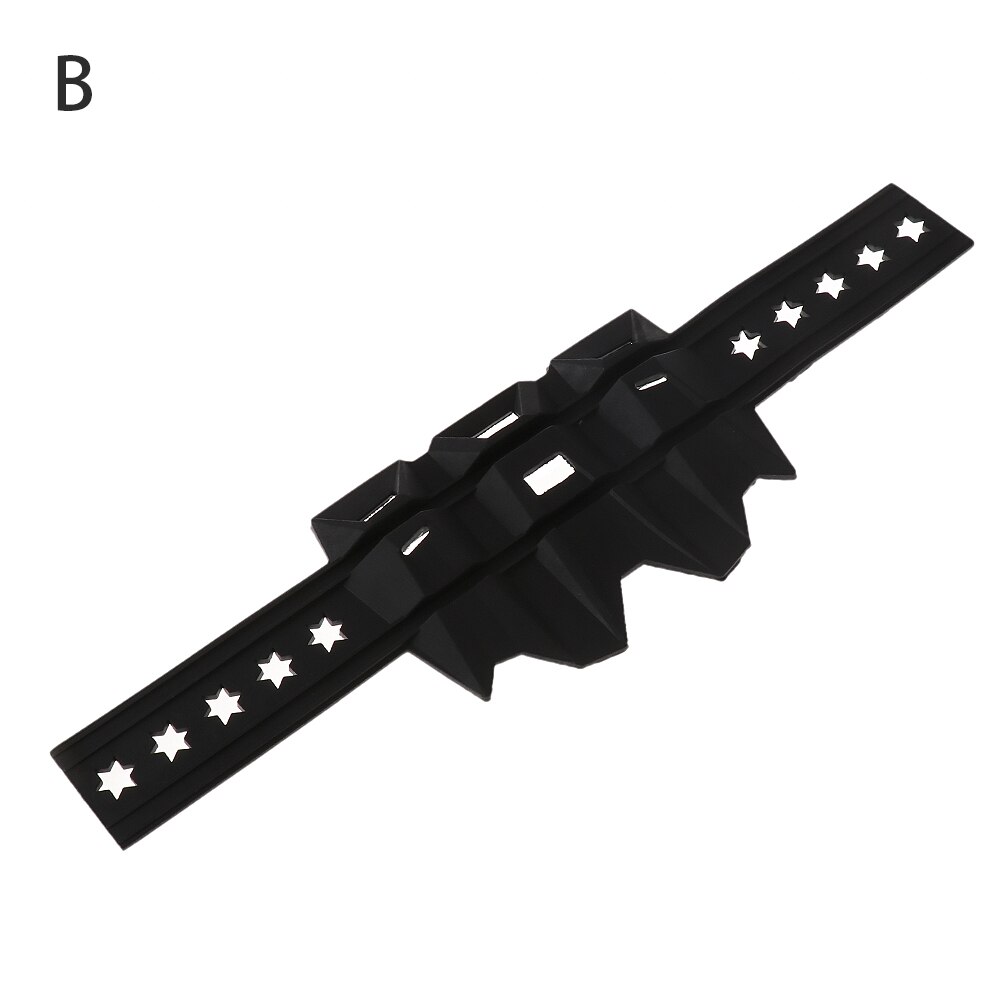 Protector de silicona para tubo de escape de motocicleta, silenciador trasero, cubierta de protección térmica, Protector de talón, accesorios para motocicleta: Black