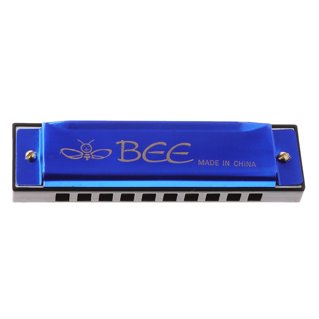 Mouth Organ Harmonica Armonica Blues Harmonica Key Of C 10 Hole 20 Tone Polyphony Diatonic Harp With Case For Blues Folk Jazz Pop For Music Student Harmonica For Kids