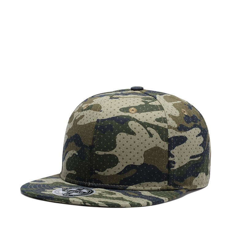 Sommer baseball kasketter mænd camouflage hip hop 5 panel snapback hat til kvinder touca gorras planas casquette chapeau 18 stile: W123