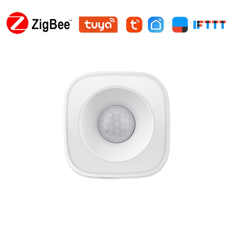 Tuya Smart ZigBee PIR Motion Sensor Detector Smart Home Wireless Body Infrared Sensor Security Burglar Alarm Sensor APP Control: 1Pcs