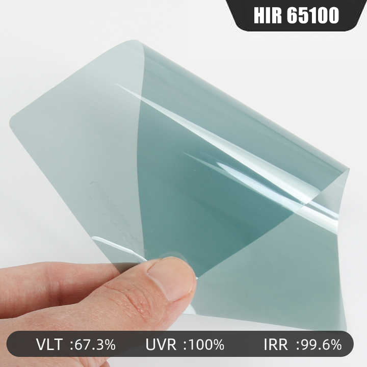 Hir100 % Fenster tönung Auto Solar- folie 2mil Nano Keramik folien UV-Schutz Hausbau Aufkleber Folien 5% ~ 75% vlt: S / Schwarz