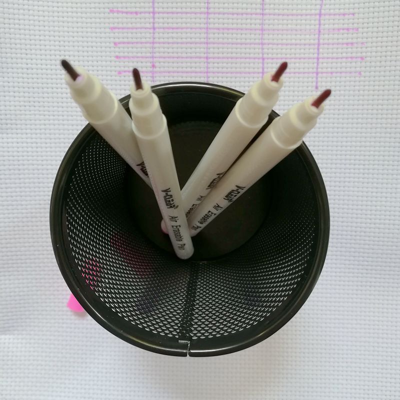 VCLEAR tela borrable pluma Rosa aire marcador marcadores para tela púrpura Chako Ace bolígrafo violeta tinta Invisible de la pluma