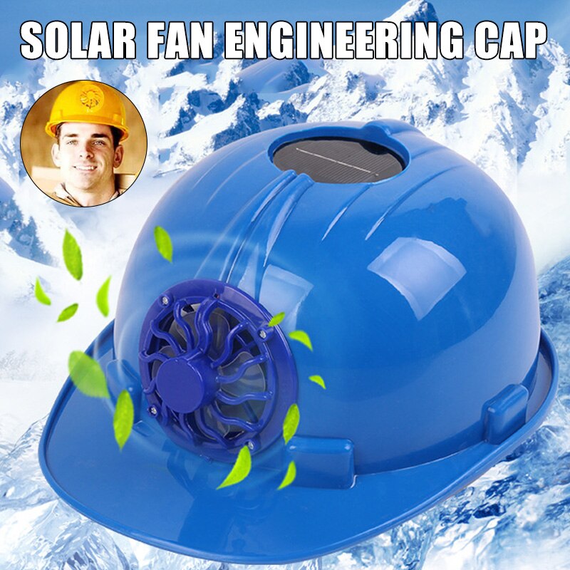 YGNE-casco de seguridad con ventilador de energía Solar, gorra de ingeniería, protección duradera, ajustable, para verano