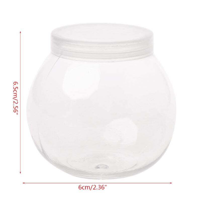 160ml Round Ball Storage Container Organizer Box For Light Clay Foam Slime Mud