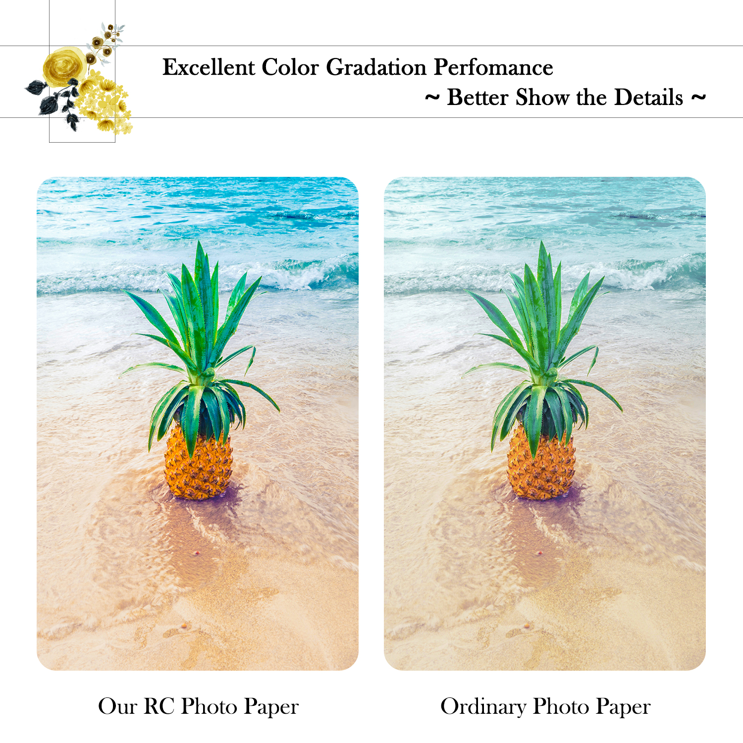 A4 Premium cast coated 240/260gsm super white photo paper Luster RC Glossy