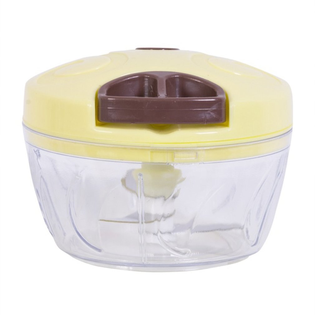 Broyeur de légumes multifonction pour la cuisine, matériau abs et ps, opération simple: Jaune