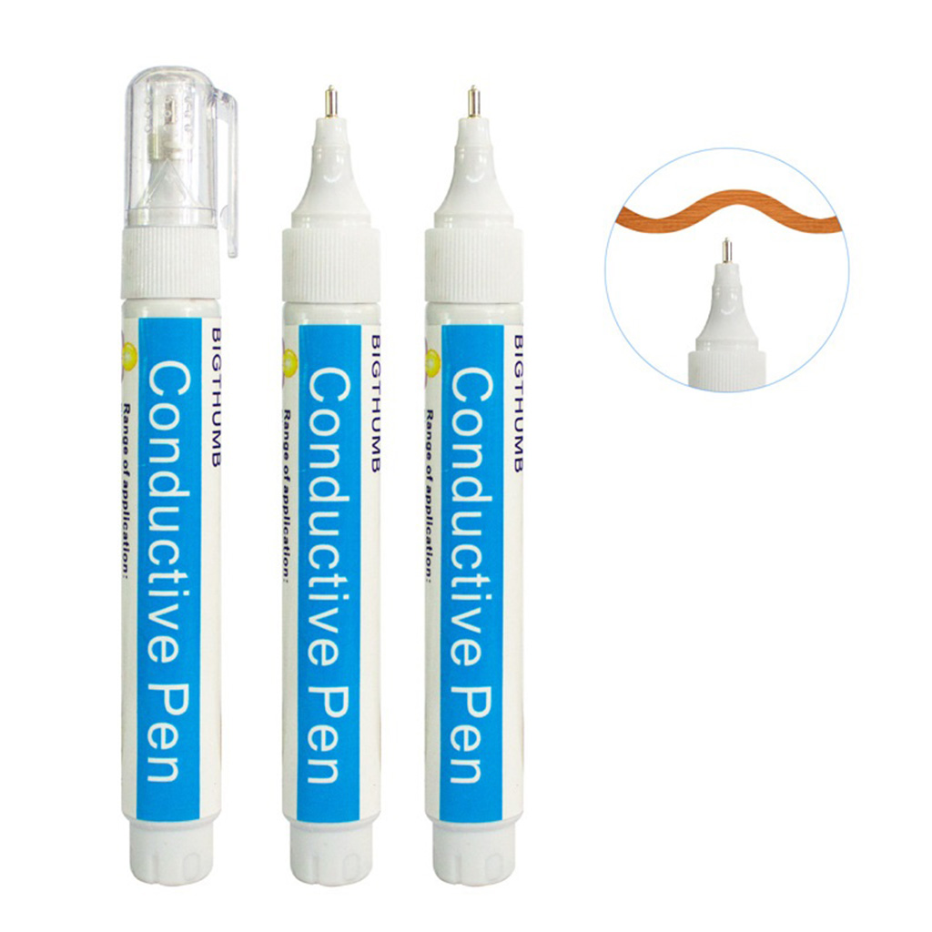 Portable Drawn Circuit Conductive Ink Pen for DIY Electronics Programming Projects Circuit Repair Conductive Paint Pen