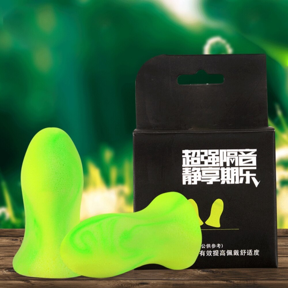 4Pcs/Box Sleep Earplugs Noise Prevention Noise Reduction Sleeping aid Travel Soft Foam Ear Plugs Sound Insulation Anti-Noise