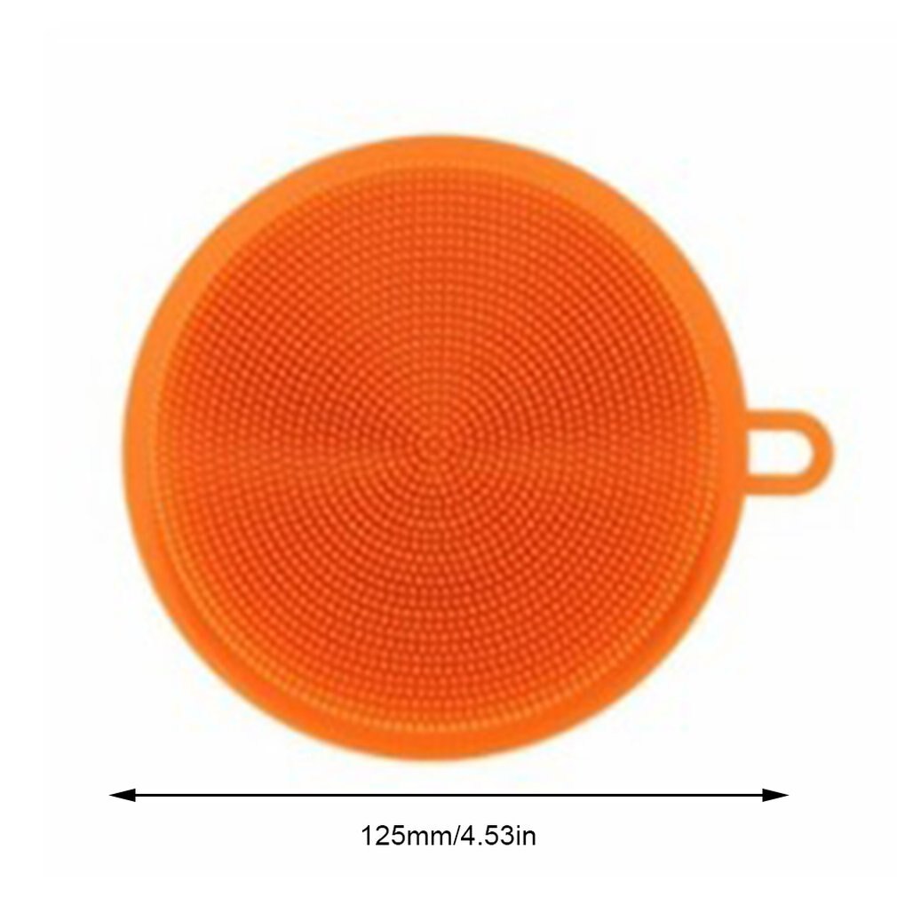 Éponge en Silicone vaisselle lavage cuisine épurateur plats de alimentaire éponges polyvalentes nettoyage antiadhésif brosse de cuisine