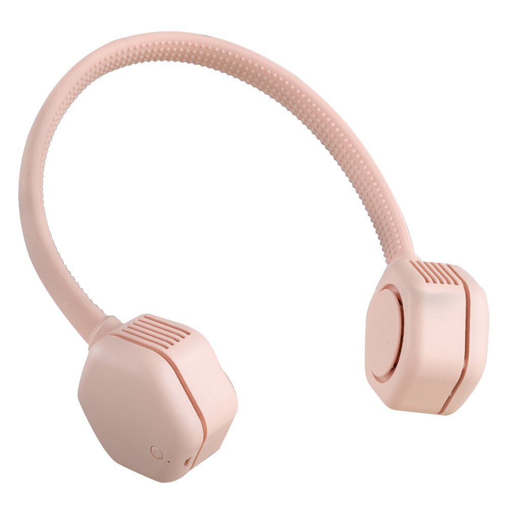 Mini Usb Draagbare Ventilator Hals Met Oplaadbare Batterij Ultra Stille Wind Wearable Ventilator Handheld Luchtkoeler Conditioner Voor Kamer