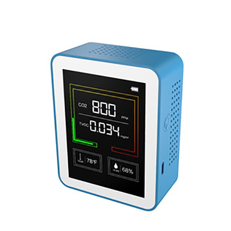 Indoor Air Monitor Lcd Digital co2 Air Meters Real Time TFT Intelligent Air Sensor Tester co2 Detector