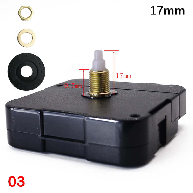 8/14.5/17/20/22.5/28/31mm Shaft Length Clock Replacement Movement Watch Accessories: Red
