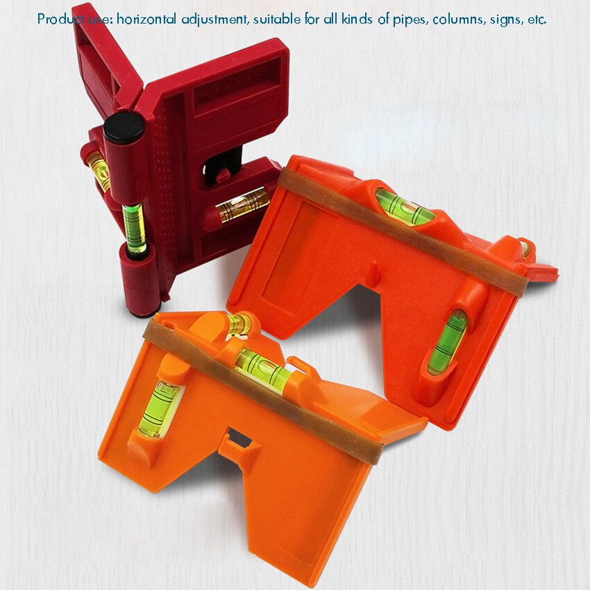 Mètre d'angle réglable, Rotation de 270 degrés, niveau magnétique de bulle d'esprit de Pipeline de niveau pour l'installation de piliers en bois de tuyau