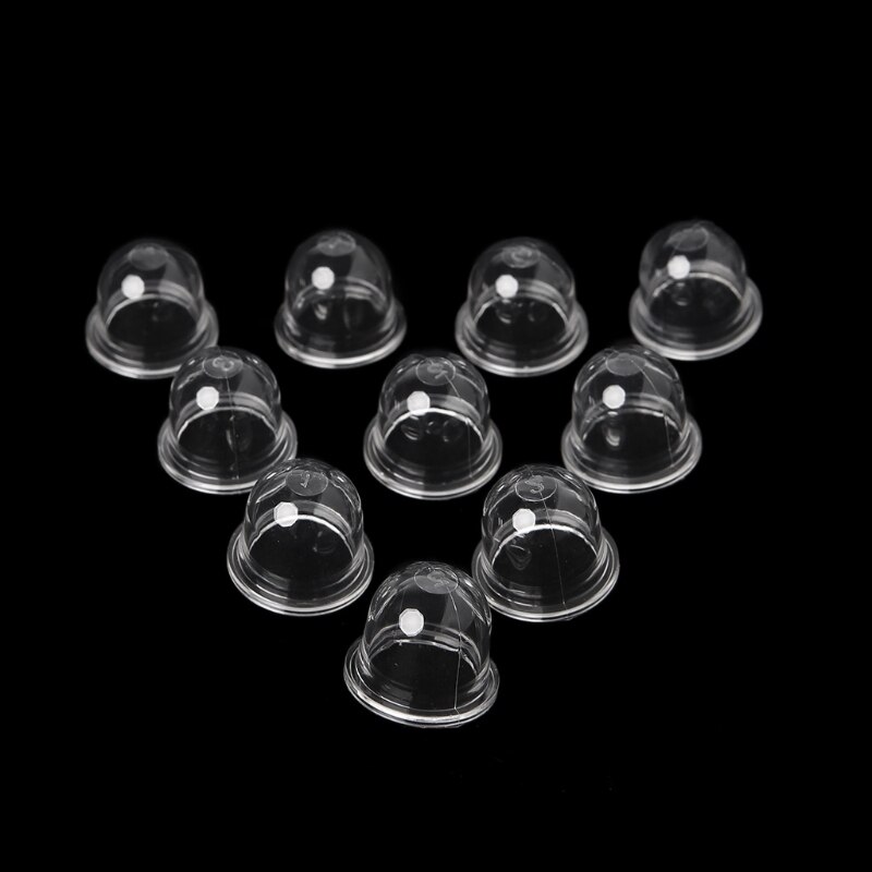 10 Stuks 17Mm Carburateur Carb Primer Lamp Cap Brandstofpomp Voor Chainsaw Blower Trimmer