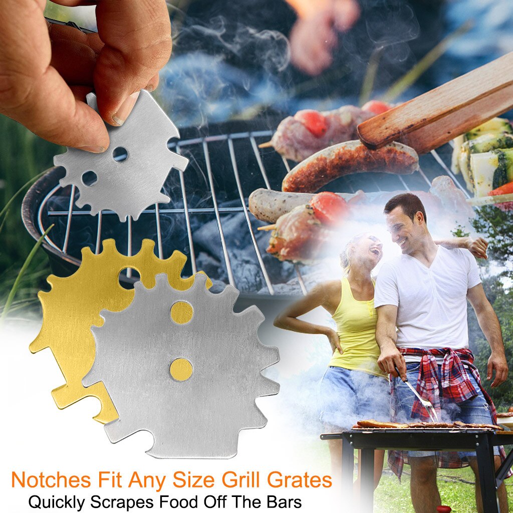 Multifunction Barbecue Cleaning Tool Stainless Steel Cleaning Blade