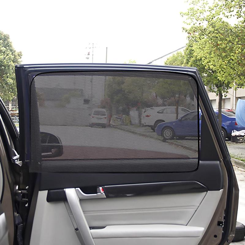 Voor/Terug Magnetische Auto Window Zonnescherm Zomer Zonwering Zonneklep Shade Side Window Film Mesh UV Auto 'S gordijn