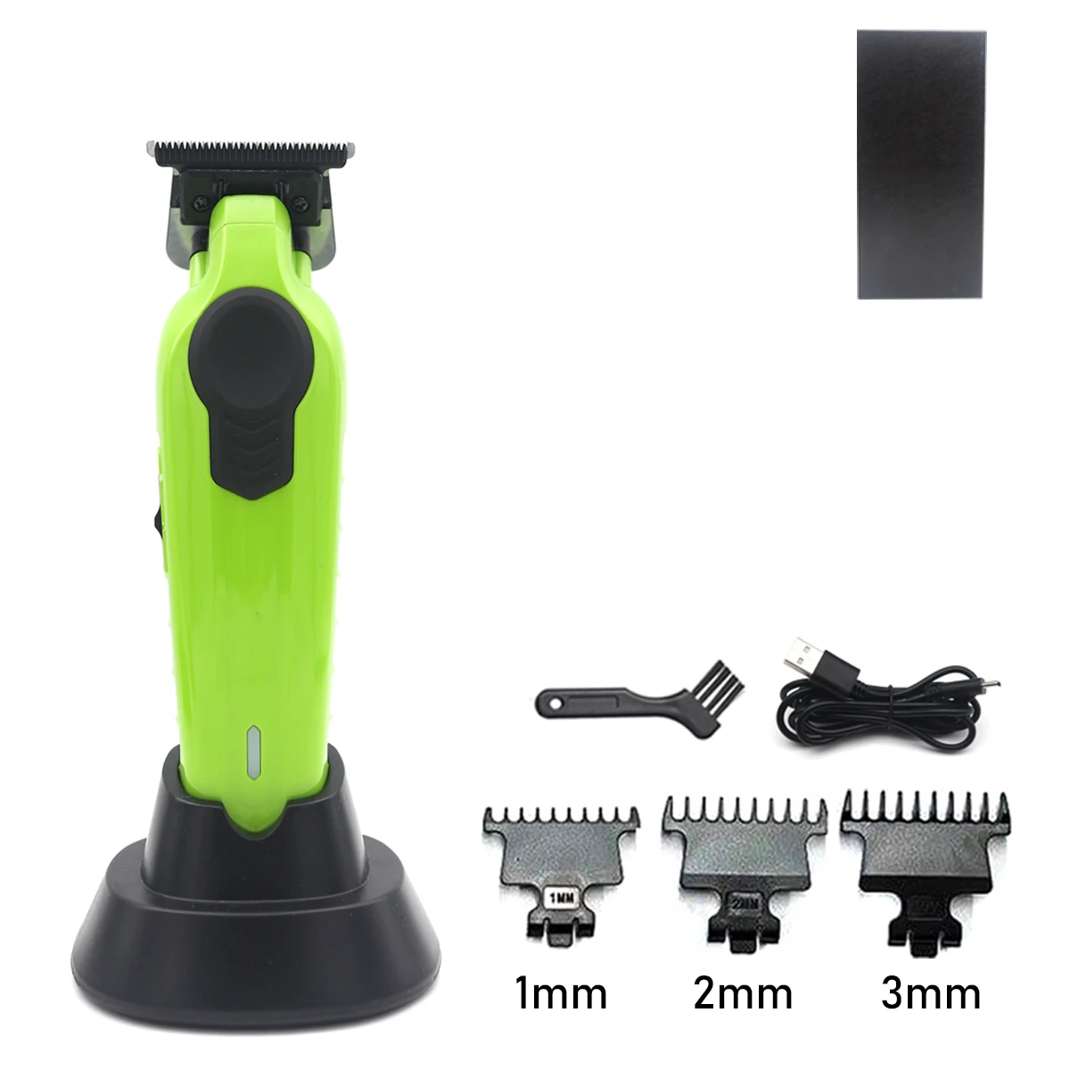 Hair Clipper Barber Kit Beard Hair Trimmer For Men Magnetic Motor Mower 9000 RPM Hair Cutting Machine Kemei 2035: WHITE