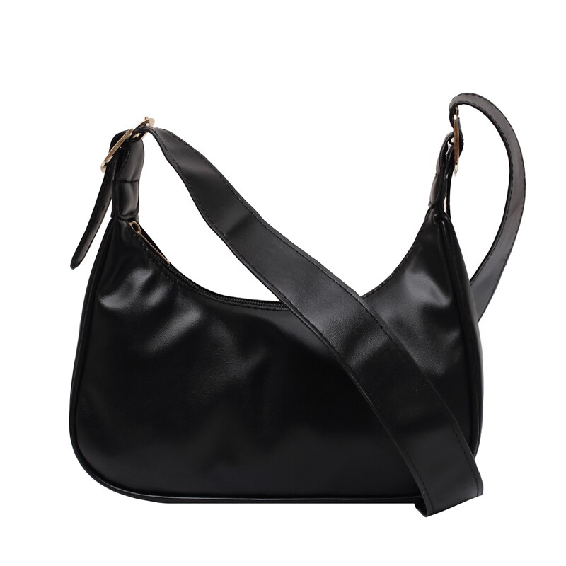 Retro PU Leder Frauen Hobos Kleine Schulter Damen Unterarm Tasche Messenger Taschen Weiblichen Umhängetasche Tote Geldbörse Handtaschen