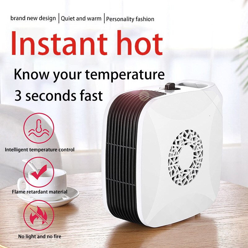 Przenośne elektryczne domowy podgrzewacz 220V 700W mini termowentylator ambona biuro ogrzewanie domowe grzejnik piecyk podgrzewacz forWinter